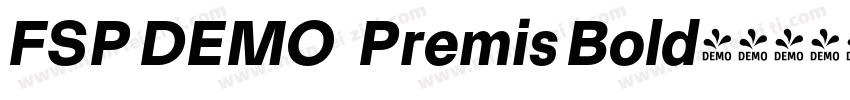FSP DEMO   Premis Bold字体转换